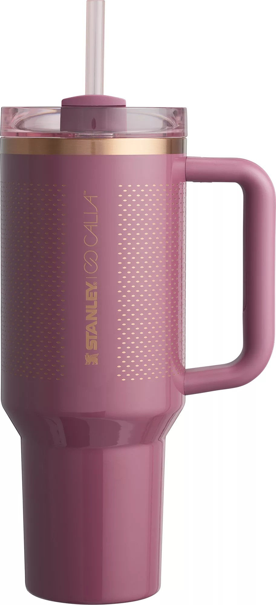 **Stanley x CALIA Quencher H2.0 FlowState Tumbler 40oz | Vacuum Insulated Stainless Steel Travel Cup with Handle & Reusable Straw**