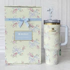 Stanley x LoveShackFancy Rosa Beaux Blue 40oz Quencher Tumbler Cup – Limited Edition Holiday Collection NIB