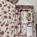**Stanley x LoveShackFancy Rosa Limited Edition Quencher H2.0 Tumbler 40 oz | Stainless Steel Insulated Cup with Gift Box**