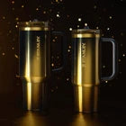 STANLEY Black Honey 40oz Quencher® ProTour Flip Straw Tumbler – Limited Edition Rare New