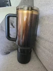 **Stanley Quencher ProTour Flip Straw Tumbler Black Honey 40 oz | Vacuum Insulated Stainless Steel Travel Cup with Handle**